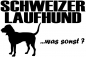 Preview: Aufkleber "Schweizer Laufhund ...was sonst?"